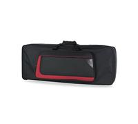 FUNDA TECLADO 96X37X15 ACOLC. 10MM POLIET. MOCHILA NEGRO/ROJO