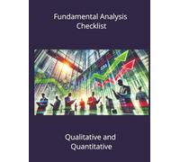 Fundamental analysis checklist: A4 notepad with elements of a Fundamental analysis contained within the templates to help the user document findings of a company