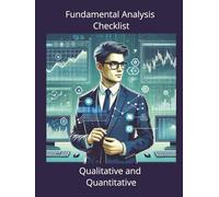 Fundamental Analysis Checklist: A4 notepad with elements of a Fundamental analysis contained within the templates to help the user document findings of a company