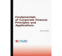 Fundamentals of corporate finance. Principles and applications