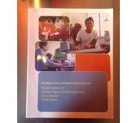 Fundamentals of Human Resource Management: Pearson New International Edition