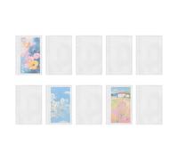 Fundas De Recambios Para Planificador A6-10 Unidades Fundas Claras De Reposición Carpeta A6 | Protectores Recargables Para Fotos Postales Diario Organizador | Accesorios De Notebook