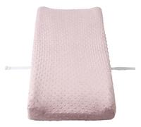 Fundas para cambiador de lunares de felpa para bebé, fundas para cambiador de pañales para recién nacidos, bebés, niños y niñas (rosa seppia)
