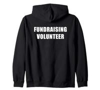 Fundraising Volunteer - Charity & Non-Profit Helper Uniform Felpa con Cappuccio
