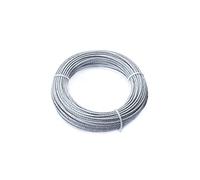 Fune 42 fili diametro 3 mm. in acciaio zincato 25 mt.
