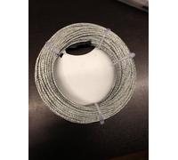 FUNE ACCIAIO ZINCATA A CALDO. Ø 5MM MT 25 BRICOLAGE CARICO DI ROTTURA +-750 KG