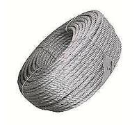 FUNE CAVO ACCIAIO 10 MM 100 MT 3200 KG CARICO ROTTURA ZINCATA