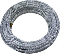 FUNE CAVO ACCIAIO 12 MM 50 MT 4600 KG CARICO ROTTURA ZINCATA METALLO