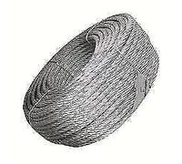 FUNE CAVO ACCIAIO 14 MM -50 MT- 6000 KG CARICO ROTTURA ZINCATA
