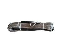 Fune da traino, Cavo di prolunga for verricello sintetico da 25 m x 12 mm,per camion, ATV, barche(Gray)