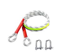 Fune da traino, Cavo di traino for auto, gancio for veicoli fuoristrada, cinghia for, versione con corda, accessori for affidabili e resistenti all'usura,per camion, ATV, barche(10T 5m)