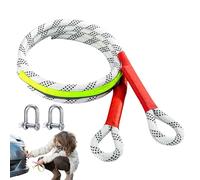 Fune da traino per recupero cinetico - da traino elastica per carichi pesanti, linea di trazione in nylon ad alta resistenza, 2 fibbie a rilascio in acciaio incluse | Attrezzatura professional