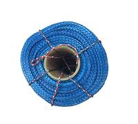 Fune del verricello, 8mm x 100m Corda sintetica for verricello for UTV/ATV/Offroad Grigio/Arancione/Giallo/rosso/colore blu per SUV ATV UTV(Rot)