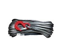 Fune del verricello, Cavo di linea for fune sintetica for verricello 12mm x 30m Corda for verricello sintetica in fibra UHMWPE con gancio for ATV/UTV/4WD/4X4/FUORISTRADA Cavo di traino per verricello