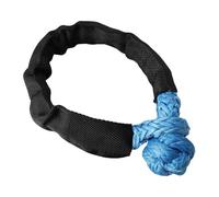 Fune Del Verricello Con Grillo Morbido Sintetico + Set Di Recupero, Grilli Robusti Con Manicotto Protettivo For Camion (U*T*V) E Recupero Di Veicoli ATV(Blue Rope)