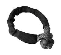 Fune Del Verricello Con Grillo Morbido Sintetico + Set Di Recupero, Grilli Robusti Con Manicotto Protettivo For Camion (U*T*V) E Recupero Di Veicoli ATV(Black Rope)