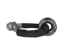 Fune Del Verricello Con Grillo Morbido Sintetico + Set Di Recupero, Grilli Robusti Con Manicotto Protettivo For Camion (U*T*V) E Recupero Di Veicoli ATV(Black Rope Ring)