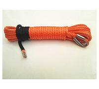 Fune del verricello, Corda sintetica arancione da 8 mm * 15m, corda for verricello da barca da 5/16 ", corda kevlar, linea dell'argano ATV per SUV ATV UTV