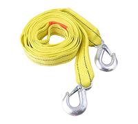 Fune del verricello, Heavy Duty 3tons Car Tow Towing Trawing Pull Rope Cinturino Ganci Van Road Recovery Eagle Gancio/Gancio U-gancio Rope per SUV ATV UTV(Reflective strip)