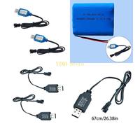 Fune di ricarica USB K32C SM2.0 2P Interfaccia 7.2V 250mA per batterie NiCd/NiMh con protezioni contro i cortocircuiti