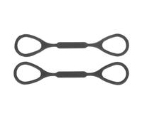 Fune di Traino per Tromba in Silicone Nero, Elastica e Pieghevole | Compatibile la Maggior Parte dei Tubi Muta Tromba, in Silice Gel, per Borsa di Custodia Strumento