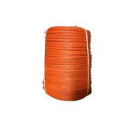 Fune for verricello sintetica ad alta resistenza da 10 mm x 100 m for gru, verricello/ormeggio/trazione/traino/attrezzaggio Leggero e resistente all'abrasione(Orange)