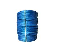 Fune for verricello sintetica ad alta resistenza da 10 mm x 200 m for gru, verricello/ormeggio/trazione/traino/attrezzaggio Alta tenacità(Blue)