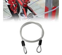 Fune in acciaio con occhielli, 1,5 m x 5 mm, fune metallica per mobili