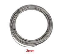 Fune in acciaio inossidabile 304 ad alta durezza Robusto cavo da 20 m per il sollevamento della pesca 2 mm 2,5 mm 3 mm Opzionale durevole resistente alla ruggine (zm)