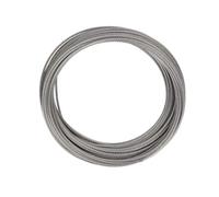 Fune in acciaio inossidabile 304 ad alta durezza Robusto cavo da 20 m per il sollevamento della pesca 2 mm 2,5 mm 3 mm Opzionale durevole resistente alla ruggine (2,5 mm)