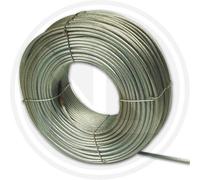 FUNE IN ACCIAIO ZINCATO ANTIGIREVOLE Ø Fune 5 mm. 1450 kg. 100 MT.