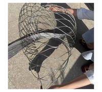 Fune metallica in acciaio inossidabile 304, 10 cm/2 mm, cavo a rete flessibile per la sicurezza del balcone, protezione anticaduta, 1 x 15 m, durevole e resistente alle intemperie