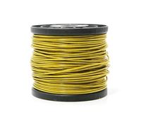 Fune metallica in acciaio inossidabile, Cavo metallico in acciaio inossidabile 304 rivestito in PVC da 3,0 mm, giallo, 50 m