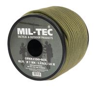 Fune Mil-Tec Commando 50 m x 7 mm - Olive
