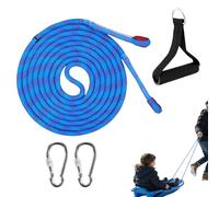 Fune per Slitta | 400 Cm Regolabile Antiscivolo Con Moschettone,Cintura di Trazione con Moschettone | Per Fitness Allenamento Di Bambini Adulti E Adolescenti