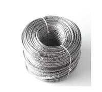 Fune sintetica per verricello, Corda for verricello sintetica da 300 cm x 200 m, 2000 libbre, multicolore, for ATV UTV fuoristrada(Grey)