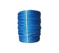 Fune sintetica per verricello, Corda sintetica for verricello 10mm x 200M multicolore for gru che attraccano le manovre di traino della trazione(Blue)