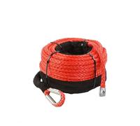Fune sintetica per verricello, Corda sintetica for verricello 26 m x 9 mm 26500 libbre multicolore for ATV S(Red-26mx9mm)