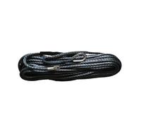 Fune sintetica per verricello, Corda sintetica for verricello da 10 mm x 30 m con ditale da 20500 libbre multicolore for ATV UTV S(Black)