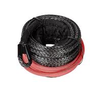 Fune sintetica per verricello Corda sintetica for verricello da 12 mm x 25 m con guaina protettiva - Capacità di 28600 libbre for camion, 4 ruote motrici e fuoristrada Accessorio for verricello