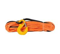 Fune sintetica per verricello, Kit di funi sintetiche for verricello da 10 mm x 30 m con gancio for ATV UTV multicolore(Yellow)