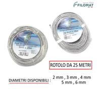 FUNE ZINCATA 72 FILI IN ROTOLO DA 25 MT - Ferrero Ferramenta