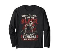 Funeral for My Fat Gym Workout Weightlifting Humor Maglia a Manica