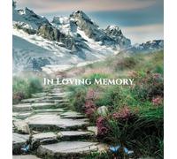 Funeral Guest Book, "In Loving Memory", Memorial Service Gues (Copertina rigida)