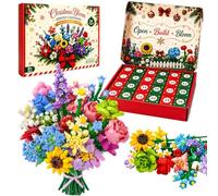 Funewest Calendario dell'Avvento 2026 con fiori, da donna