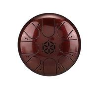 FUNFANG 5 Pollice Acciaio Tongue Drum 8 Note Handpan Drum 8 Tone Acciaio Tongue Drum Percussioni Strumenti musicali Tamburi a mano con bacchette Tamburo Handpan Tamburo 5 Pollice Acciaio Tongue Drum 8