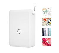 FUNFANG Stampante per etichette, D110 Etichettatrice Mini stampante termica tascabile All in One BT Connect Prince Tag DIY Data Journal Study Sticker Etichettatrice Microsoft