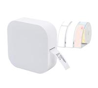 FUNFANG Stampante per etichette, Q30 Etichettatrice Mini stampante termica tascabile All in One BT Connect Etichetta adesiva Fai da te Data Journal Study Sticker Etichettatrice con 3 rotoli di