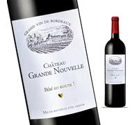 Funfest Etichetta Bottiglia di vino Bordeaux per annuncio di Gravidanza - Castello Grande Nuovo I Annuncio futuro nascita per il nonno - Nonna - Tonton - Tata - Famiglia - Amici