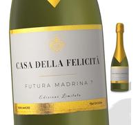 FunFest - Etichetta Bottiglia Prosecco/Spumante - Futura Madrina ? - Bianco & Oro